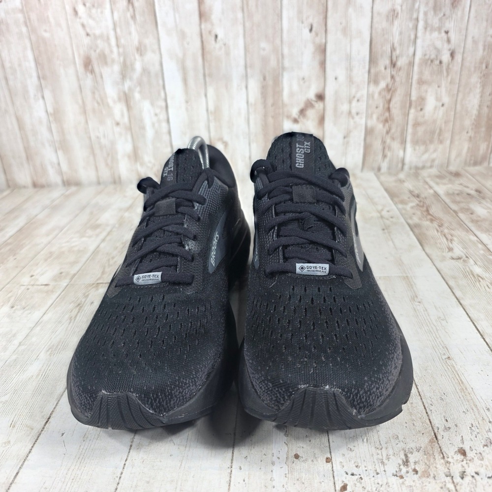 Brooks Ghost GTX Women's Running Shoes Black Waterproof Sz 10.5 - Picture 4 of 8